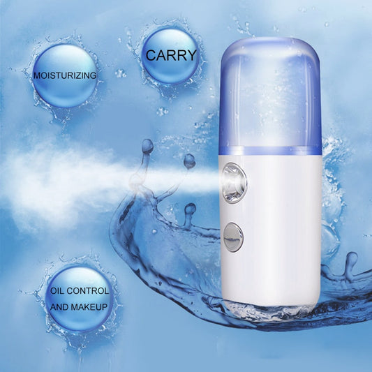 Nano Mist Facial Sprayer Beauty Instrument USB Face Steamer Moisturizing Beauty